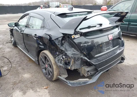 2018 Honda Civic Sport Touring from USA, damaged, VIN SHHFK7H92JU415385
